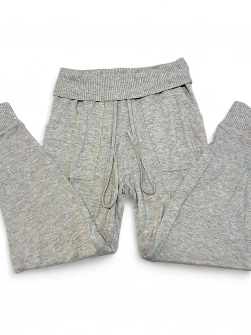Aerie fold over pants Light heather grey